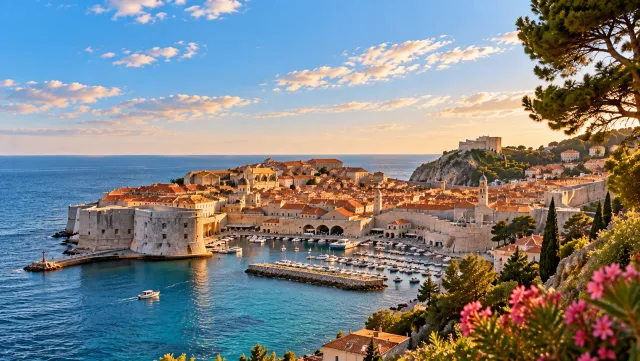 Dubrovnik old town and walls
