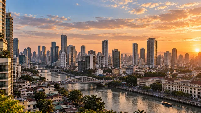 Manila city view