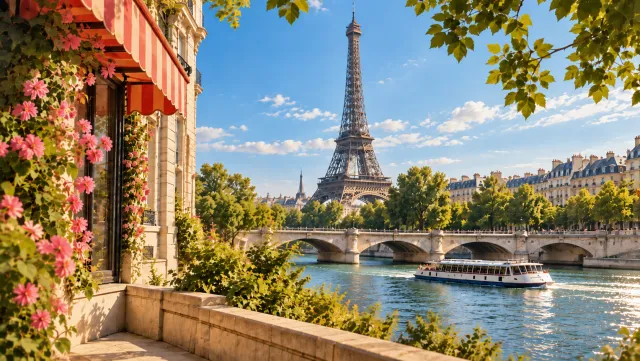Paris and the Eiffel Tower