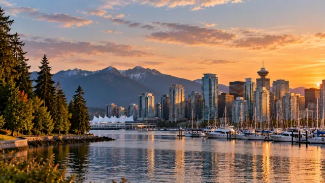 Vancouver skyline and harbour